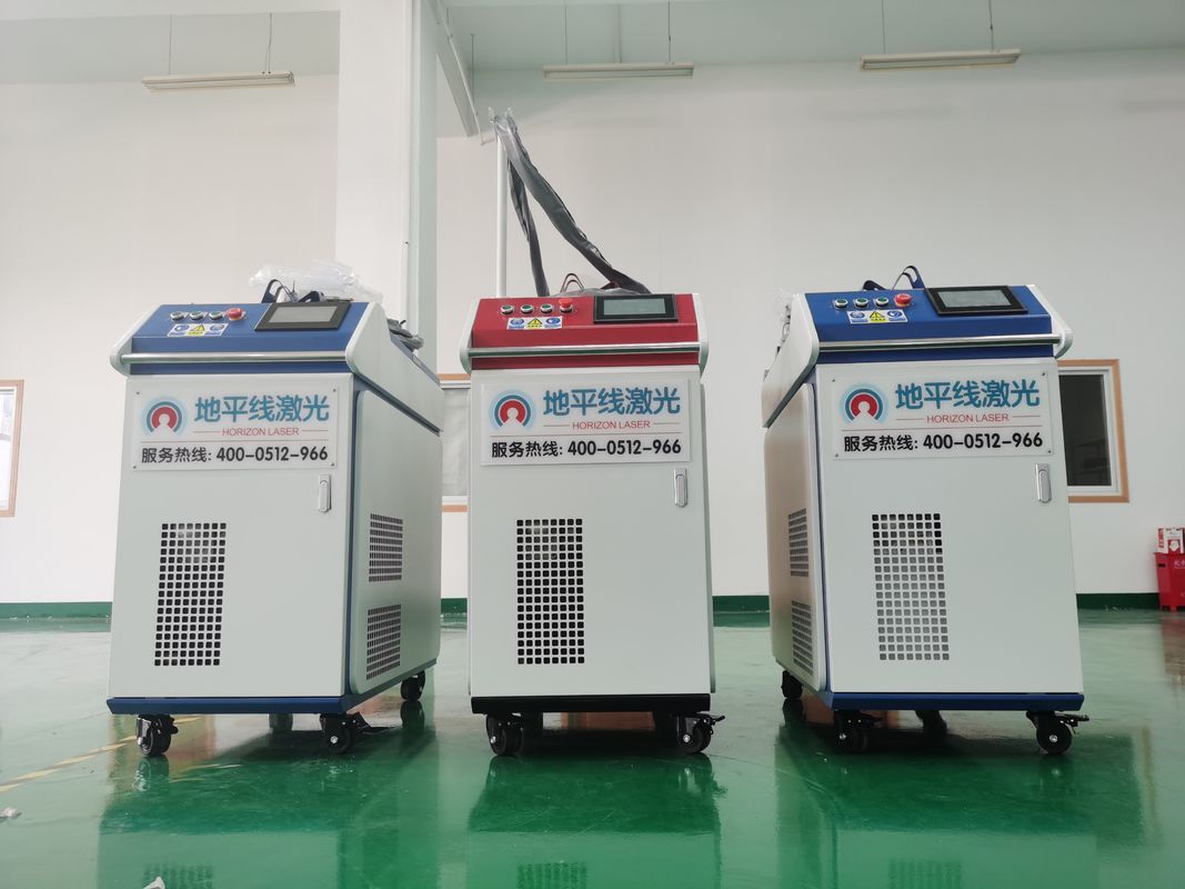1000W 1080nm হ্যান্ডহেল্ড লেজার ওয়েল্ডার ফাইবার লেজার ওয়েল্ডিং সরঞ্জাম ডাবল দুল
