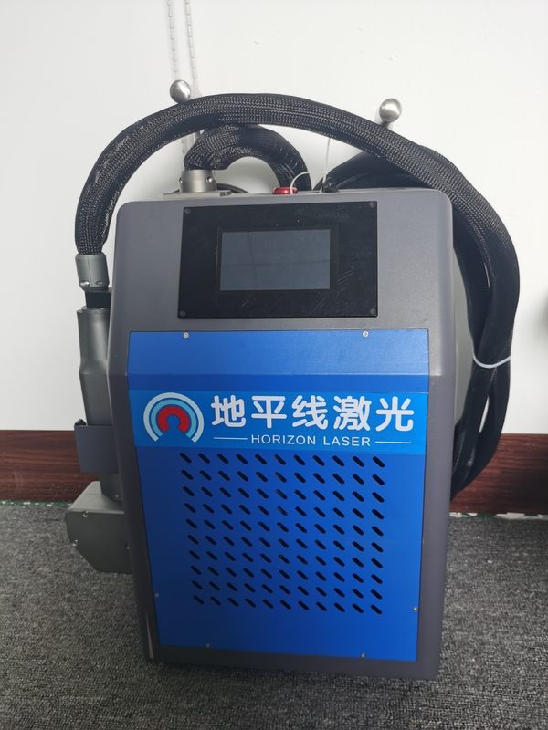 50W ব্যাকপ্যাক ফাইবার লেজার ক্লিনিং মেশিন 1064nm মরিচা অপসারণের জন্য পোর্টেবল